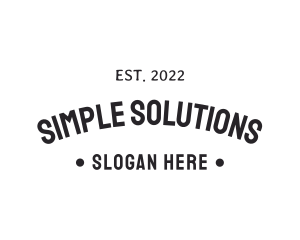 Simple  Modern Wordmark logo design