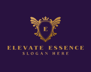 Elegant Eagle Heraldry Logo