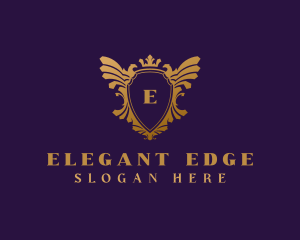 Elegant Eagle Heraldry logo design