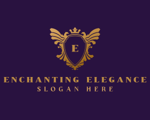 Elegant Eagle Heraldry logo design