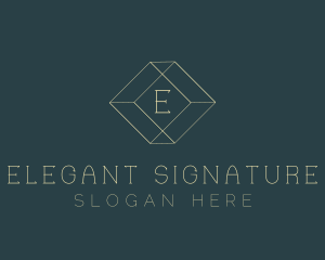 Elegant Diamond Jewelry logo design