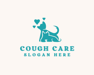 Cat Dog Pet Care logo design