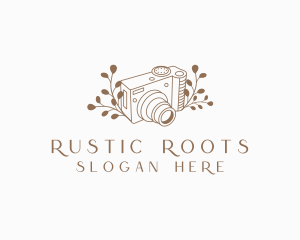 Rustic Photo Camera logo design