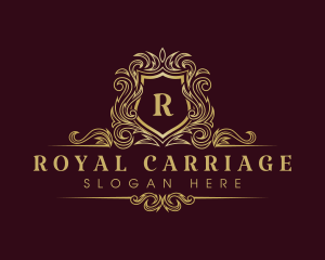 Luxury Elegant Crown Shield logo design