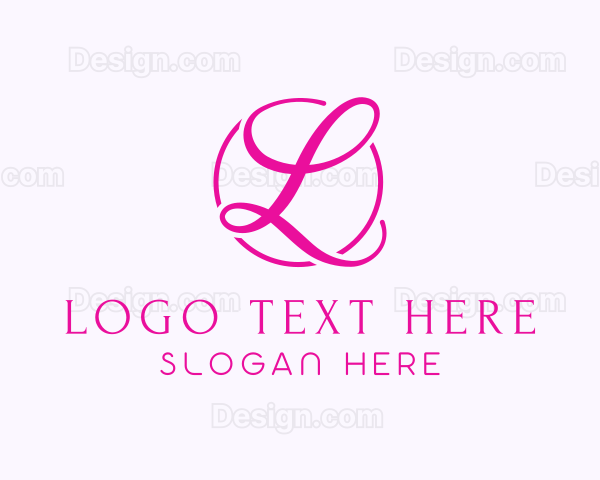 Feminine Elegant Script Logo