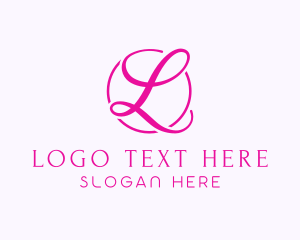 Feminine Elegant Script logo