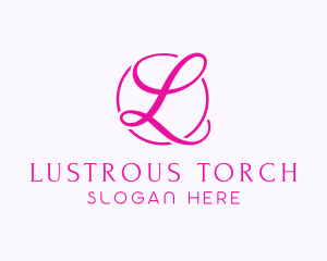 Feminine Elegant Script logo design