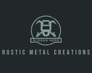 Industrial Welder Metalwork logo design