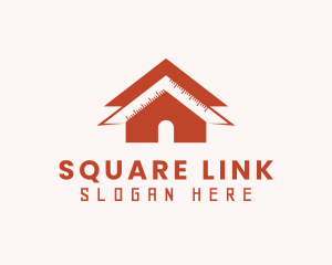 Red L-Square Handyman logo design