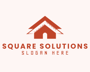 Red L-Square Handyman logo design