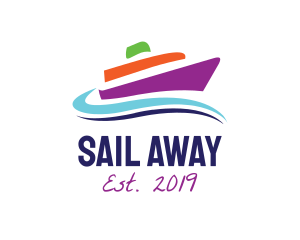 Sea Yacht Sailing logo design