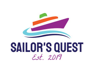 Sea Yacht Sailing logo design