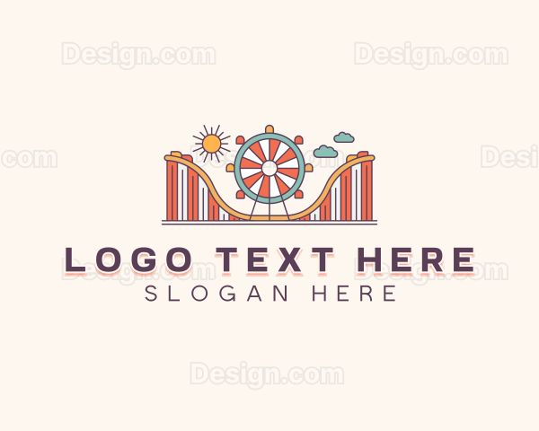 Fun Fair Amusement Park Logo