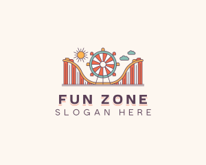 Fun Fair Amusement Park  logo design