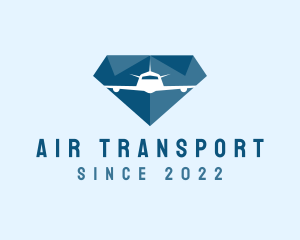 Blue Diamond Airline logo design