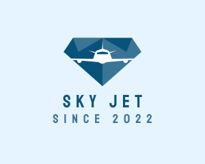 Blue Diamond Airline logo design