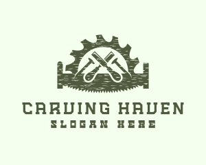 Green Carpentry Workshop logo design