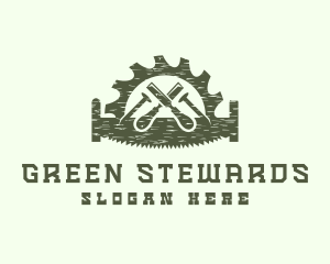 Green Carpentry Workshop logo design