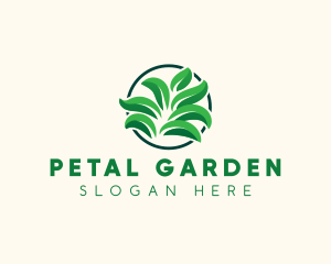 Grass Leaf Garden logo design