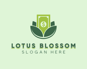 Lotus Money Cash logo design