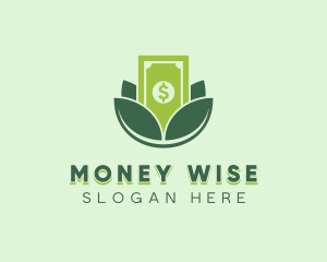 Lotus Money Cash logo design