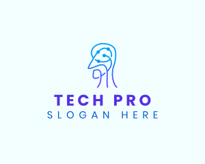 AI Tech Robotics logo design