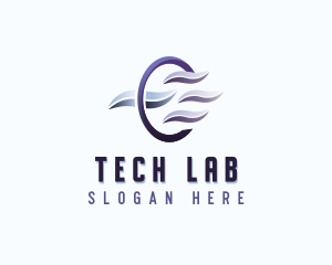 Biotech Waves Laboratory logo design