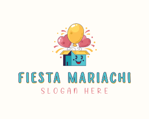 Box Party Fiesta logo design