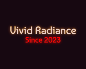 Glowing Retro Sign logo