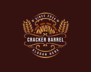 Liquor Barrel Brewing logo design