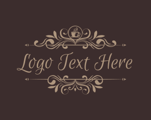 Coffee Calligraphy Banner logo