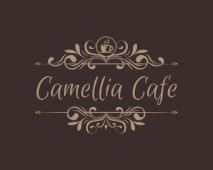 Coffee Elegant Cafe logo design