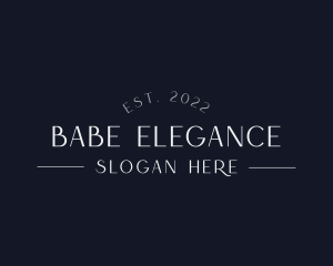 Elegant High End Business logo design