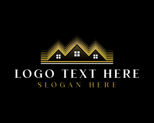 Luxury Roofing House Logo