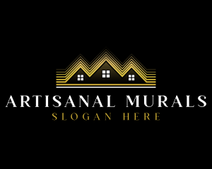 Luxury Roofing House logo design