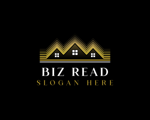 Luxury Roofing House logo design