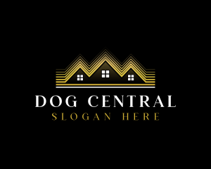 Luxury Roofing House logo design