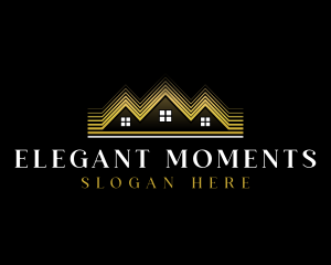 Luxury Roofing House logo design