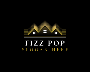 Luxury Roofing House logo design