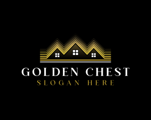 Luxury Roofing House logo design