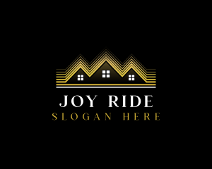 Luxury Roofing House logo design