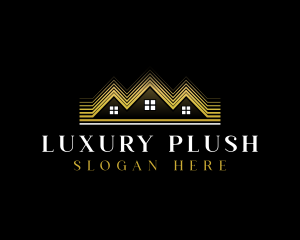 Luxury Roofing House logo design