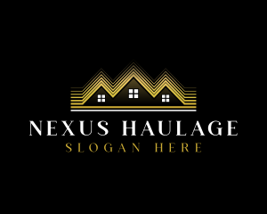 Luxury Roofing House logo design