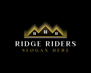 Luxury Roofing House logo design