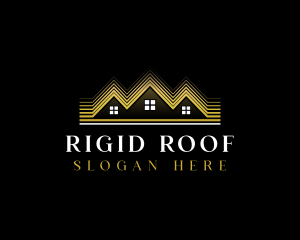 Luxury Roofing House logo design