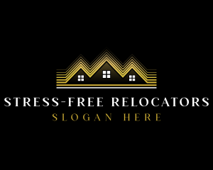 Luxury Roofing House logo design