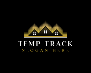 Luxury Roofing House logo design