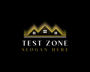 Luxury Roofing House logo design