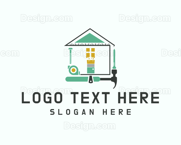 Home Builder Tools Carpentry Logo