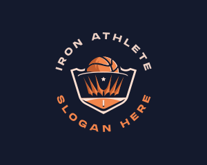 Basketball Crown Competition logo design